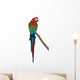 Red-And-Green Macaw Perching on Branch I Wall Decal