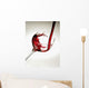 Red wine pouring into a glass Wall Mural