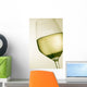 A glass of white wine Wall Mural