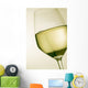 A glass of white wine Wall Mural