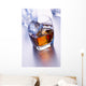 Glass of whiskey Wall Mural