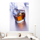 Glass of whiskey Wall Mural