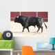 Fighting bull Wall Mural
