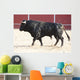 Fighting bull Wall Mural