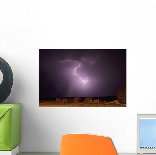 Lightning bolt Wall Mural