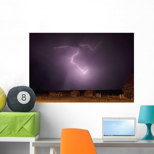 Lightning bolt Wall Mural