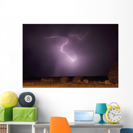 Lightning bolt Wall Mural