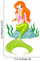 Beautiful Mermaid Wall Decal