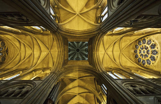 Looking up Cathedral Ceiling Wall Decal