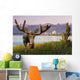 Bull Moose Standing Wall Mural