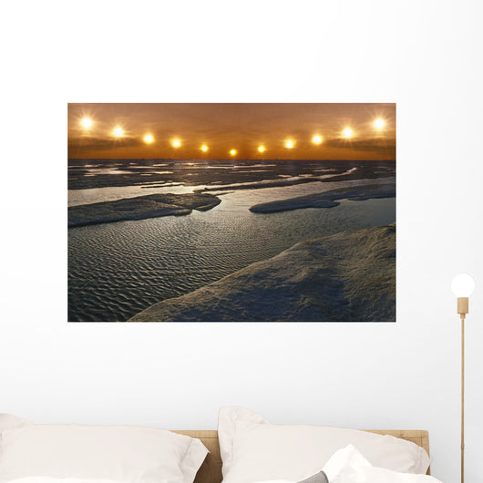 Midnight Sun Multiple Exposure Wall Decal