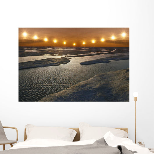 Midnight Sun Multiple Exposure Wall Decal