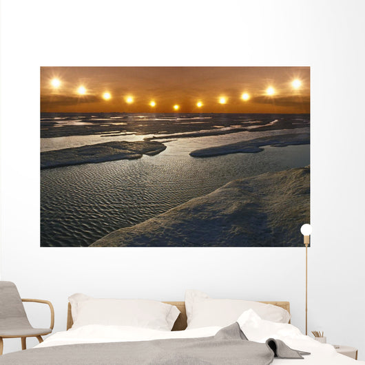 Midnight Sun Multiple Exposure Wall Decal