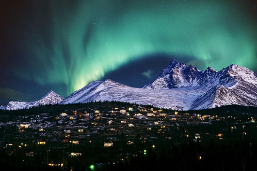 Composite Aurora Borealis Wall Decal 1