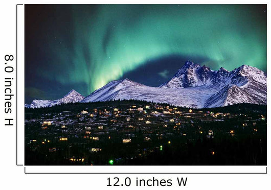 Composite Aurora Borealis Wall Decal 1
