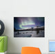 Scenic View Of Dog Team Mushing Wall Mural