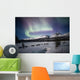 Scenic View Of Dog Team Mushing Wall Mural