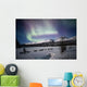 Scenic View Of Dog Team Mushing Wall Mural