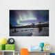 Scenic View Of Dog Team Mushing Wall Mural