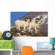 Two Full-curl Ram Dall Wall Mural