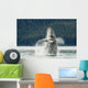Humpback Whale Breaches Near Glacier Bay National Park Wall Mural
