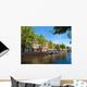 House Boats Amsterdam Canal Wall Decal
