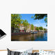 House Boats Amsterdam Canal Wall Decal