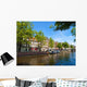 House Boats Amsterdam Canal Wall Decal