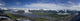 Aerial View Of Taku River Wall Mural