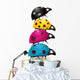 Battery ladybugs Wall Decal