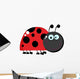 Ladybug Character Wall Decal