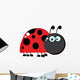 Ladybug Character Wall Decal