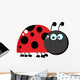 Ladybug Character Wall Decal