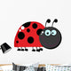 Ladybug Character Wall Decal
