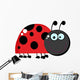 Ladybug Character Wall Decal