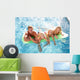 Family outside Relaxing Swimming