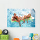 Family outside Relaxing Swimming
