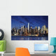 New York city manhattan taken from jersey side - hoboken Wall Mural