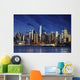 New York city manhattan taken from jersey side - hoboken Wall Mural
