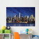 New York city manhattan taken from jersey side - hoboken Wall Mural