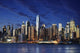 New York city manhattan taken from jersey side - hoboken Wall Mural