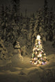 Snowman Stands Wall Decal 1