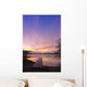 Sunrise Over A Dock In Lake Whatcom During Winter Wall Mural