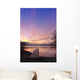 Sunrise Over A Dock In Lake Whatcom During Winter Wall Mural