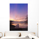 Sunrise Over A Dock In Lake Whatcom During Winter Wall Mural
