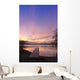 Sunrise Over A Dock In Lake Whatcom During Winter Wall Mural