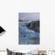 Scenic View Of Shoup Glacier With A Camp Tent Set On A Island Wall Mural