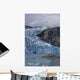 Scenic View Of Shoup Glacier With A Camp Tent Set On A Island Wall Mural