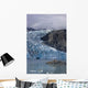 Scenic View Of Shoup Glacier With A Camp Tent Set On A Island Wall Mural
