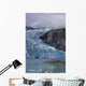 Scenic View Of Shoup Glacier With A Camp Tent Set On A Island Wall Mural